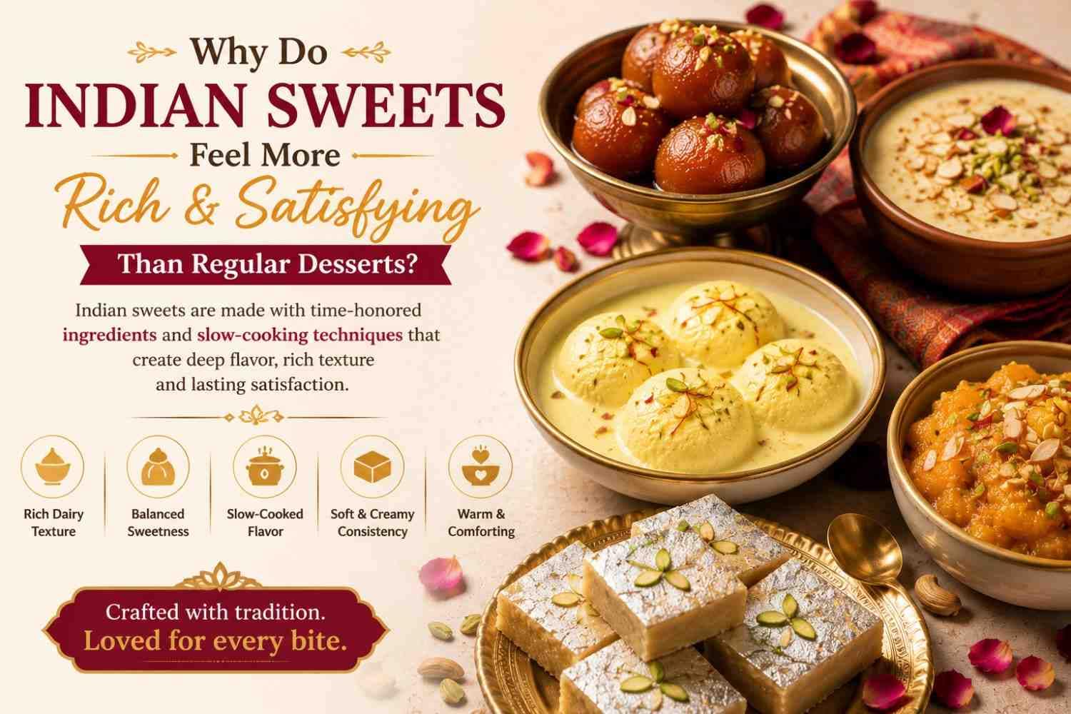 famous indian sweets, creamy indian desserts