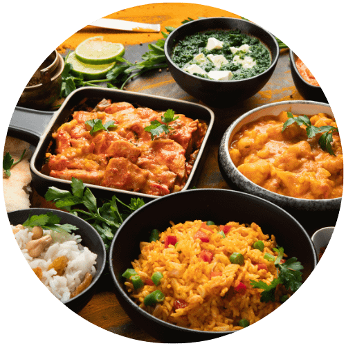 Indian restaurant with party hall